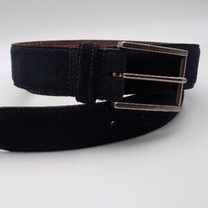 Allen Edmonds Suede Avenue Dress Belt Navy (1015607)